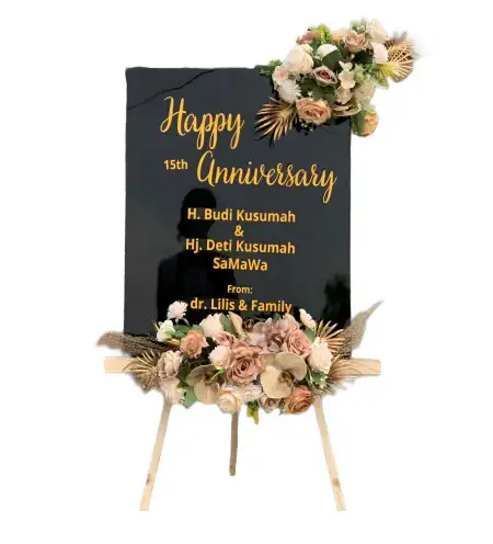 Papan Bunga Akrilik Latak