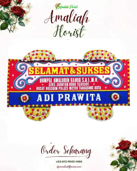 Papan Bunga Ucapan Selamat Latak